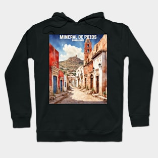 Mineral de Pozos Guanajuato Mexico Vintage Tourism Travel Hoodie